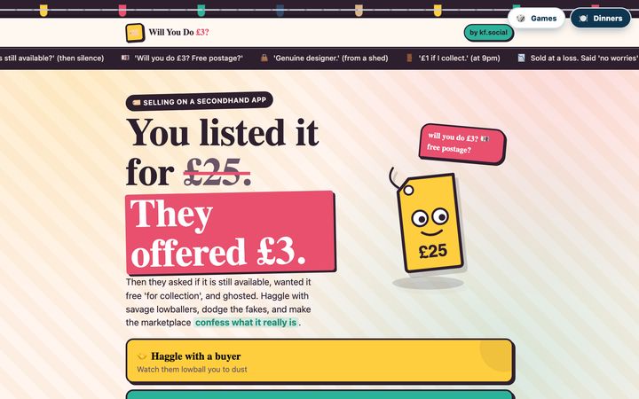 Will You Do £3?