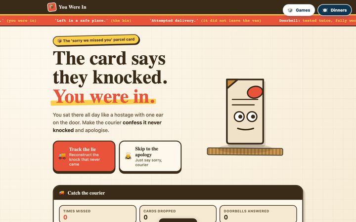 You Were In