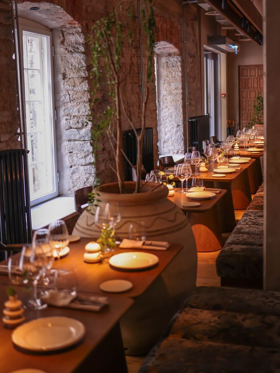 A KF.Social table in Soho, London